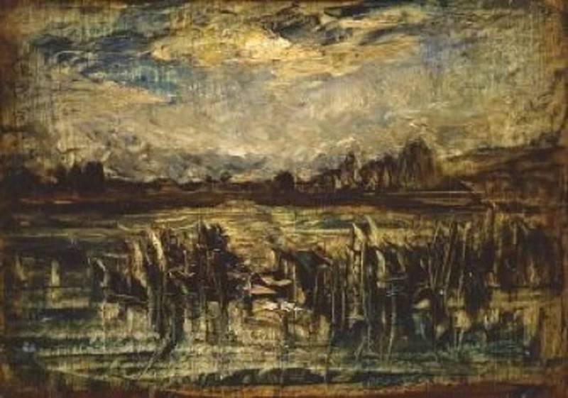 Stagno luminoso, 1875 c - Galleria Civica d’Arte Moderna e Contemporanea, Torino
